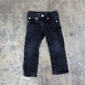 True religion 2T retro stone washed black jeans
